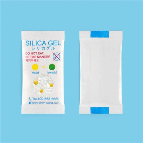 Gıda Ambalajı İndikatörü Silika Jel Emici Poşetler 2G